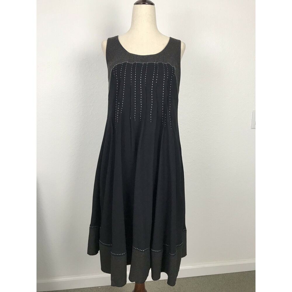Nicole Miller Collection Pleated Tank Dress